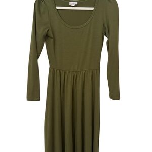 LuLaRoe Olive Green Dress